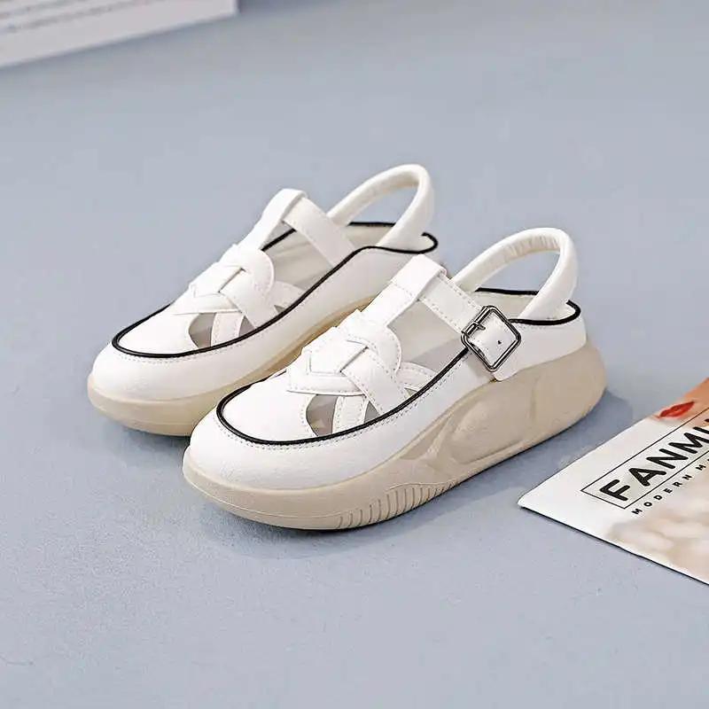 Fashion Spring With Strap All Black Sneakers White Boots For Womens Shoes High-cut Sneakers Ladies Sport Luxury Portable Sapatilla