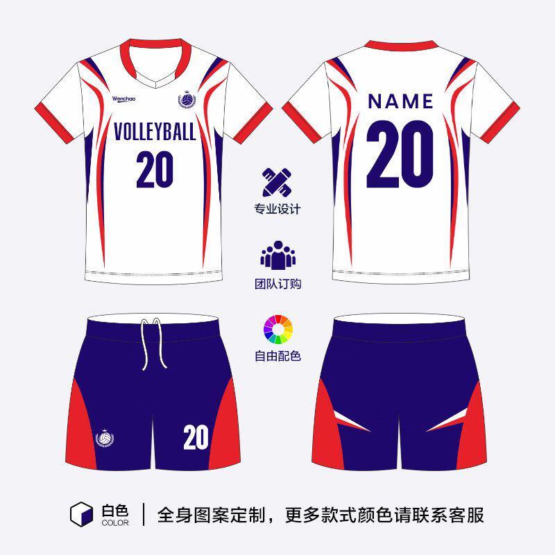 Camisa de Voleibol Personalizável de Manga Curta Unissex