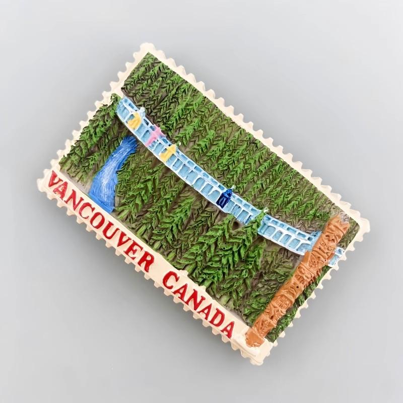 Kanada Magnetky na ledničku Vancouver Park visutého mostu Capilano Suvenýry Niagarské vodopády Samolepky na ledničku Svatební dary