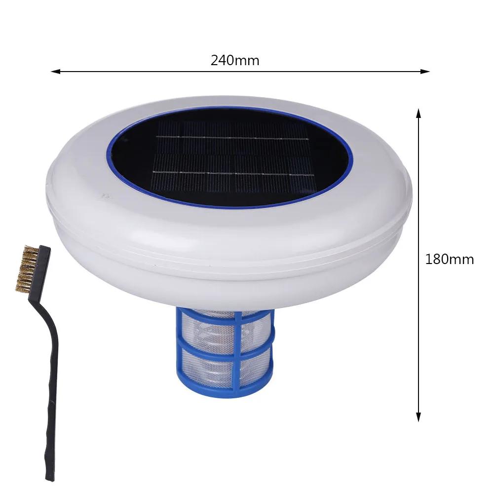 2/1PC Solar Powered Pool Ionizer Purifier Copper Silver Ion Algae Cleaning Equipment Outdoor Swimming Pools Tub Water Purifier