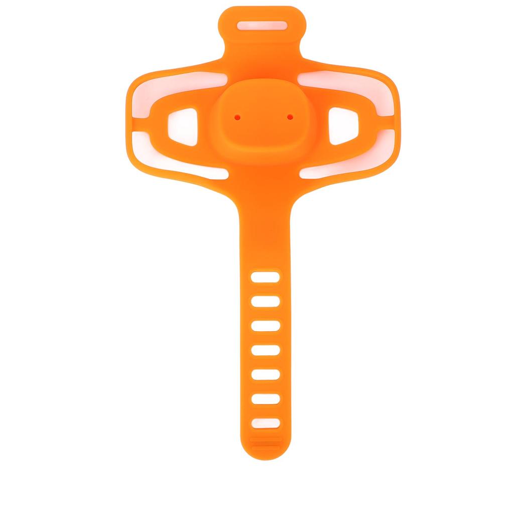 Fahrrad Silikon Handyhalterung Halterung Riemen Fahrrad Motorrad Roller Lenker Handyklemme Orange
