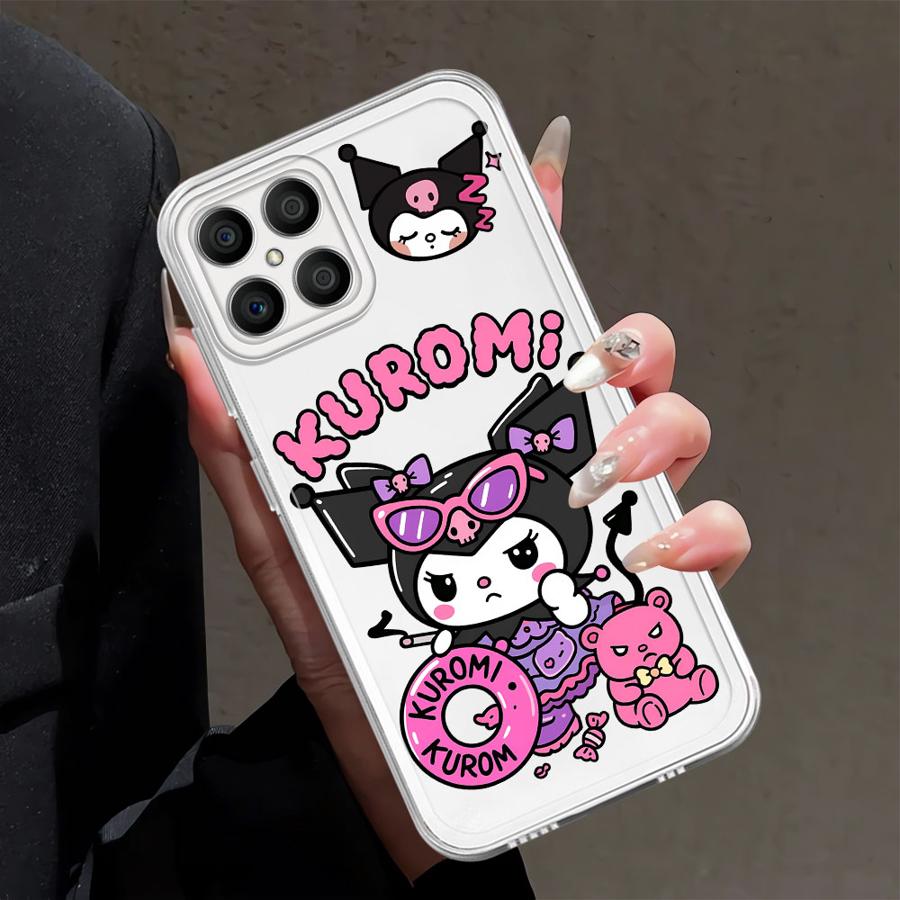 

Case for Honor 90 Lite X7b X9b X8b X9a X8a X8 Soft Phone Cover Cute Kuromi Honor 90