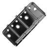 Metal Bass Bridge Chrome Metal High Hardness Noiseless Electric Guitar Bridge for Replacement