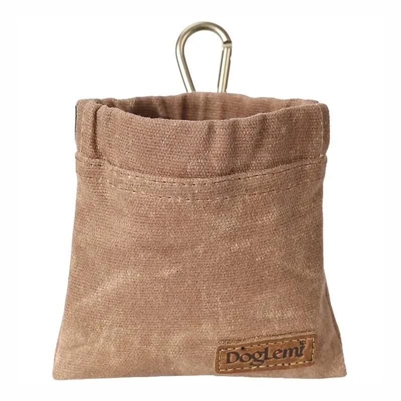 

Dog Training Snack Bag Outdoor Travel Pet Dog Treat Pouch Resistance Food Dispenser Bag Durable Pet Accessories коричневый
