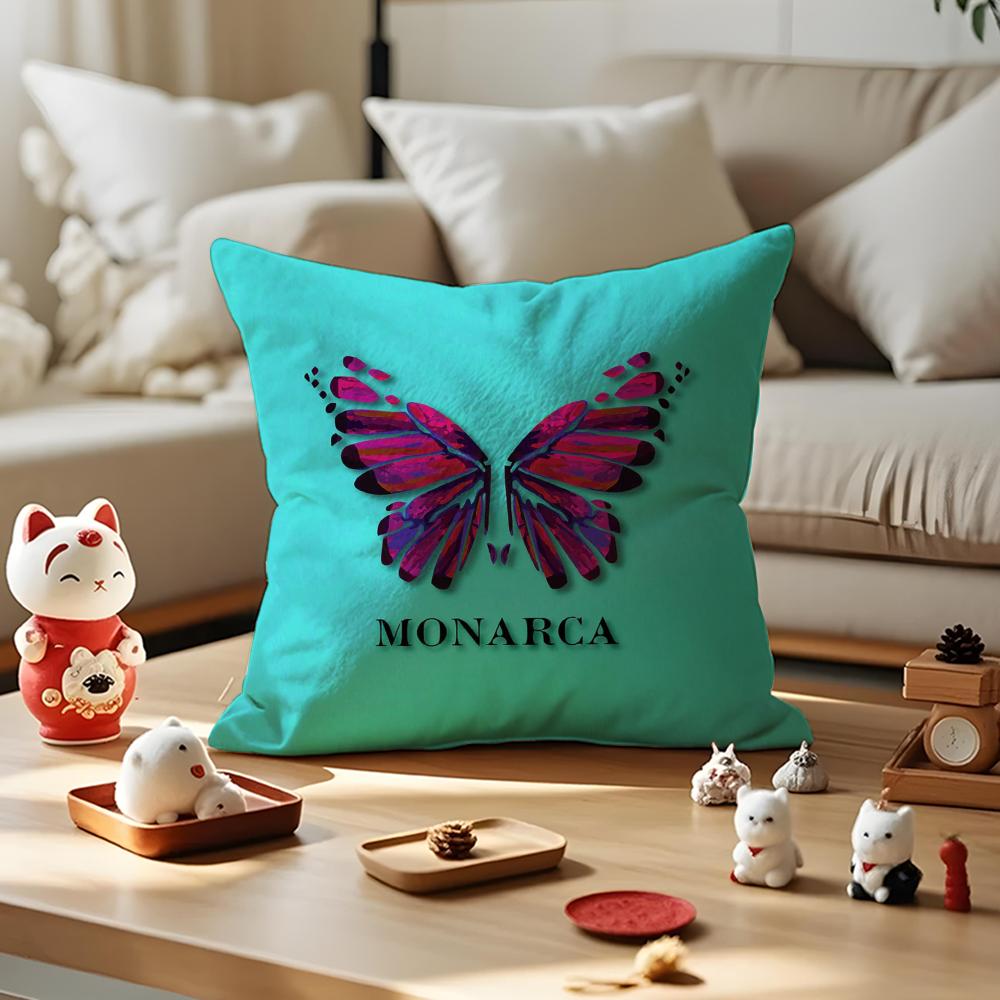 E-Eladio Carrion Album Cushion Cover Silky Short Plush With Invisible Zipper Dustproof Sofa Pillow Cover For Home Decor
