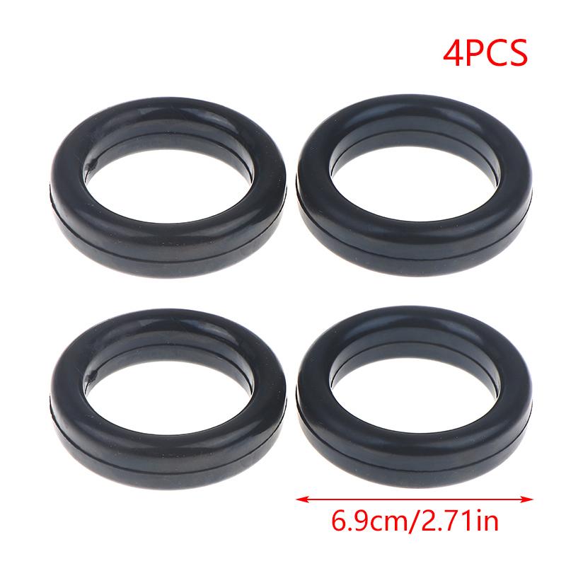2/4Pcs O-Ring Car Universal Muffler Exhaust Hanger Bushing Rubber Bracket Kit Car Exhaust Pipe Support Ring