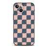 Checkerboard Checked Chess Board Luxury Phone Case For iPhone 17 Air 16 Plus 13 15 14 12 11 Pro MAX 7 8 SE Soft TPU Black Cover