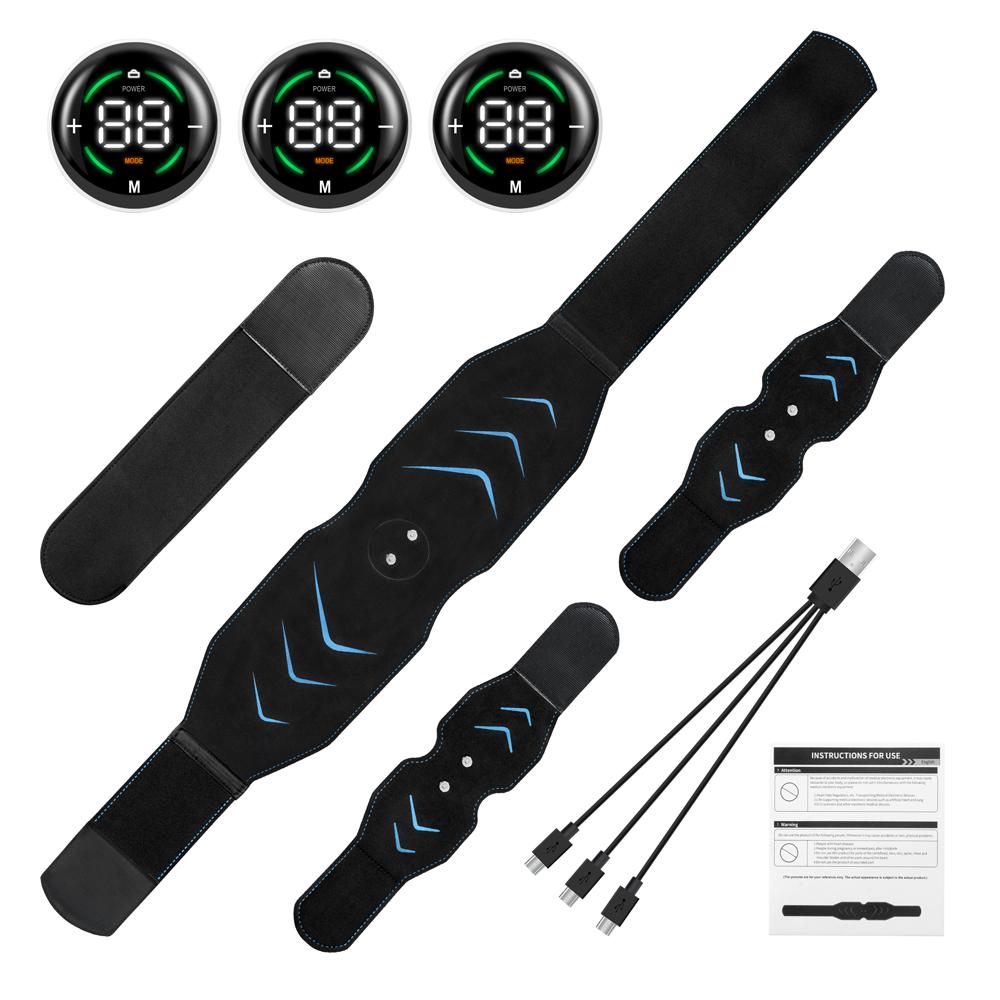 EMS Electric Abdominal Body Slimming Belt Waist Band Smart Abdomen Muscle Stimulator Abs Trainer Fitness Lose Weight Fat Burn