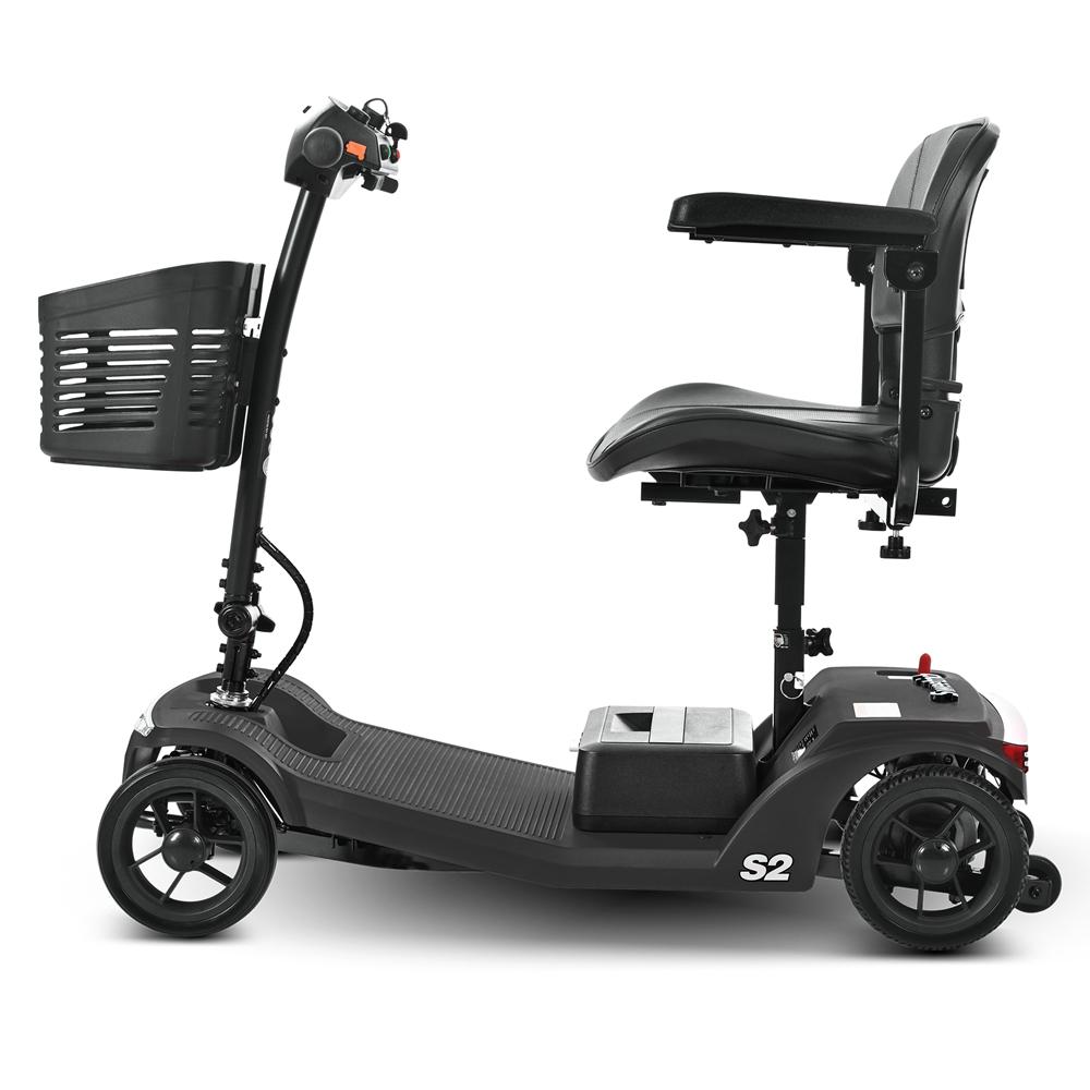 Sweetrich S2 electric mobility scooter, 250W motor, 24V 12Ah battery, electric scooter for seniors, 6KM/H MAX, 15KM range, weight capacity 136KG.