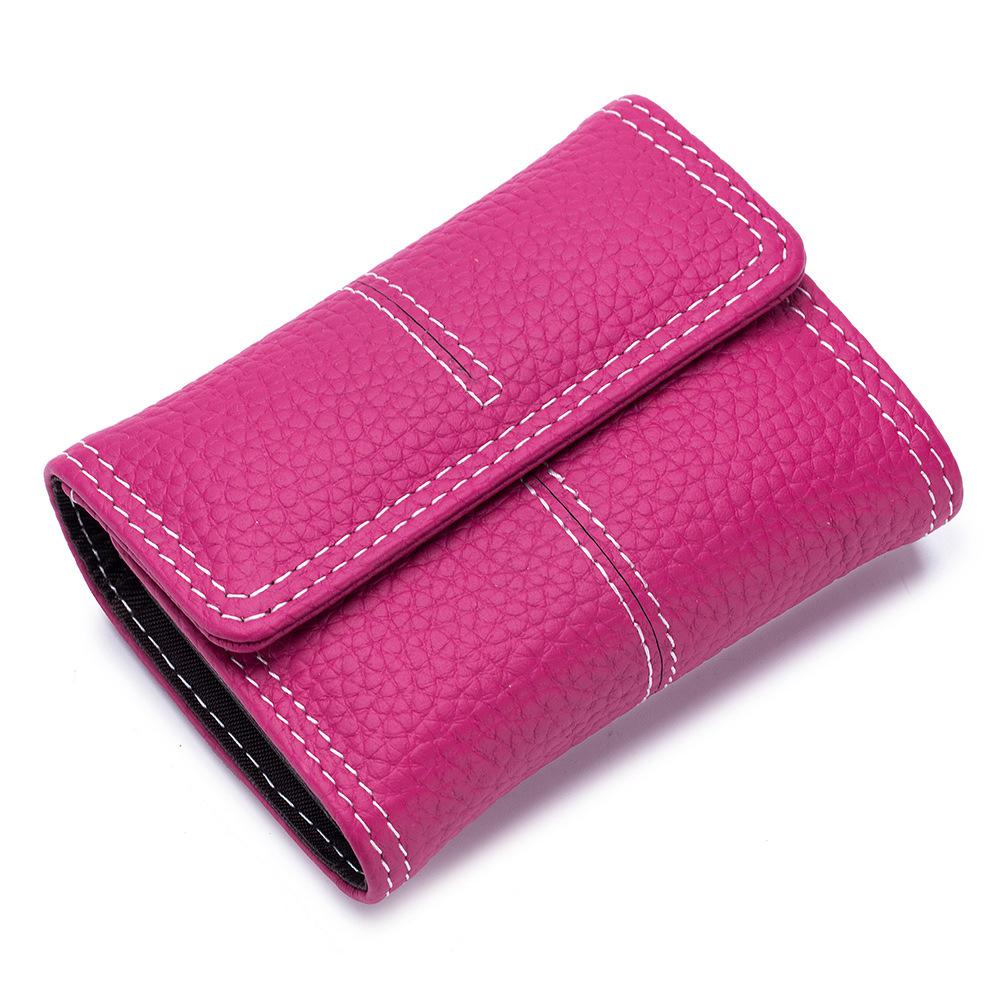 

South Korea s new card bag, organ, multi-card position, summer women s small card bag, Internet celebrity cowhide card clip, advanced sense