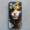 Portrait Art Watercolor Painting Phone Case For iPhone 15 14 13 12 Mini 11 Pro Max SE2 15 14 7 8 Plus XS X XR Shockproof Covers