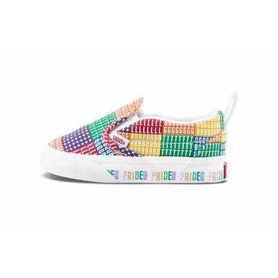 Classic Slip-On Toddler Pride Baby Sneakers Multi-Color Multi True-White VN0A34883WJ