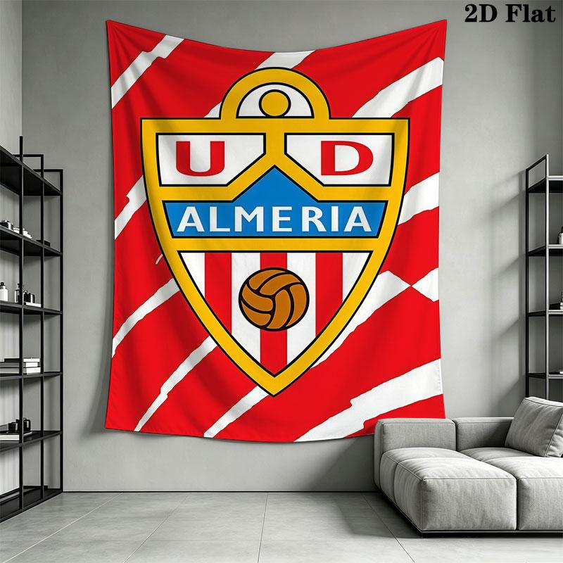 Almería LOGO Wall Hanging Printed Fabric Blanket Decorative Tapestries for Bedroom Living Room Home Decor