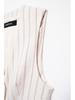 Autumn 2024 Women's European & American Style Striped Vest and Shorts Set