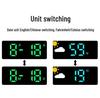 Large Screen Multi-Functional Weather Clock with Barometric Pressure, Temperature, and Humidity Sensor