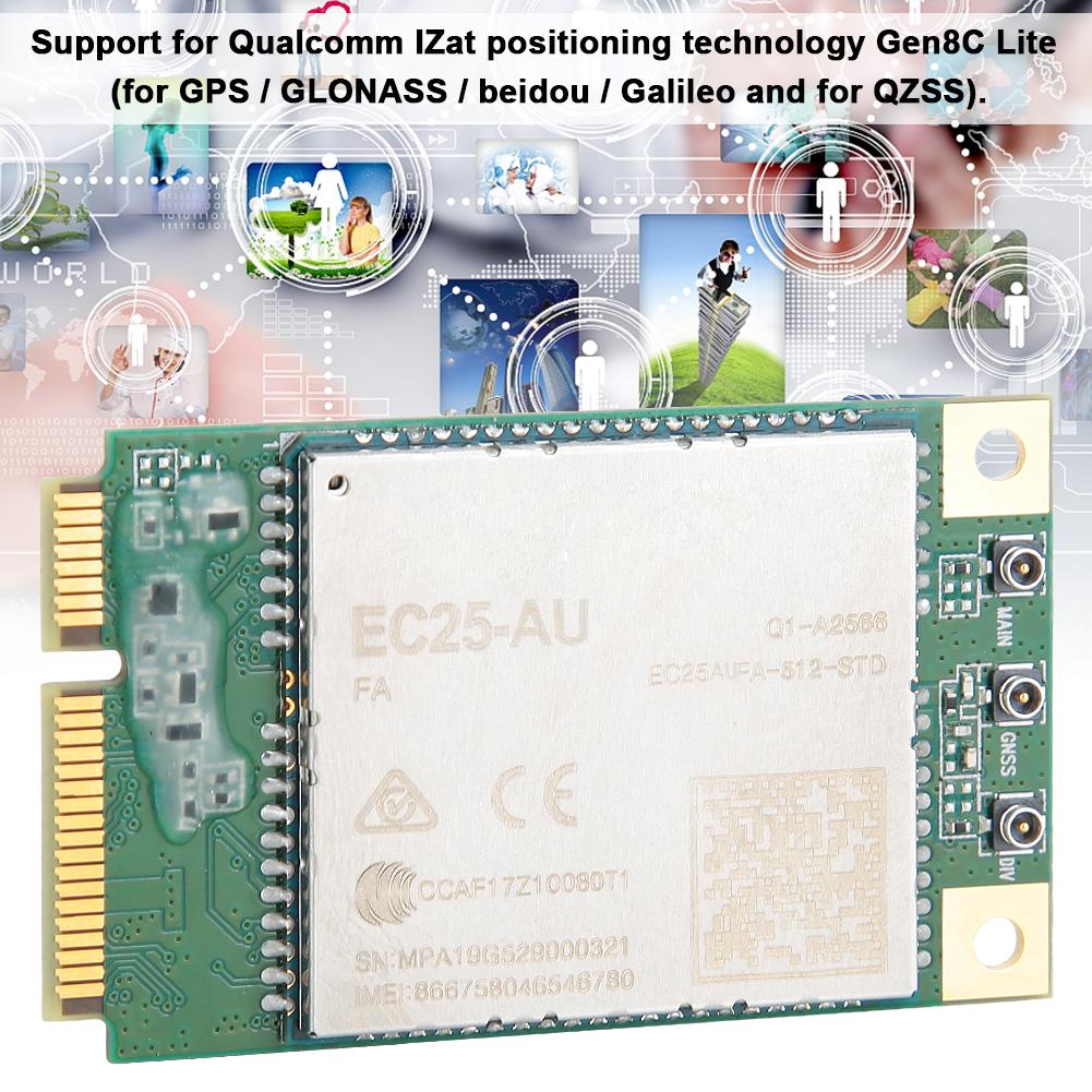 For Quectel EC25 AU 150Mbps Mini PCI E 4G LTE Module for Latin America Australia New Zealand Taiwan