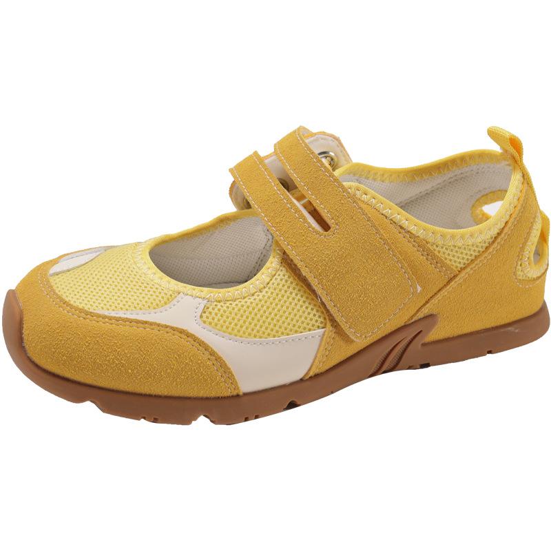 Yueyu 2025 Summer New Versatile Hollow Mesh Mary Jane Dexun Shoes Women's Korean Sports and Leisure Shoes