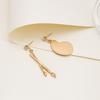 1 Pair Personality Fun Brush Drawing Board Earrings Ins Retro Literary Temperament Asymmetric Woman Earrings Jewelry Gift