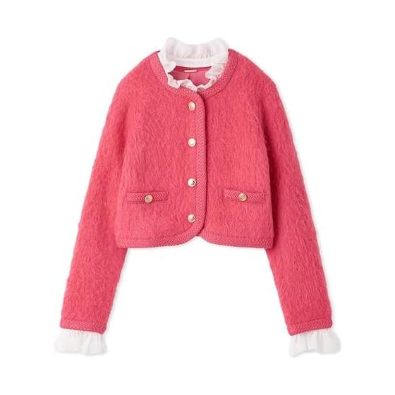 SNIDEL Fur Like Knit Jacket SWNJ255025 Women s