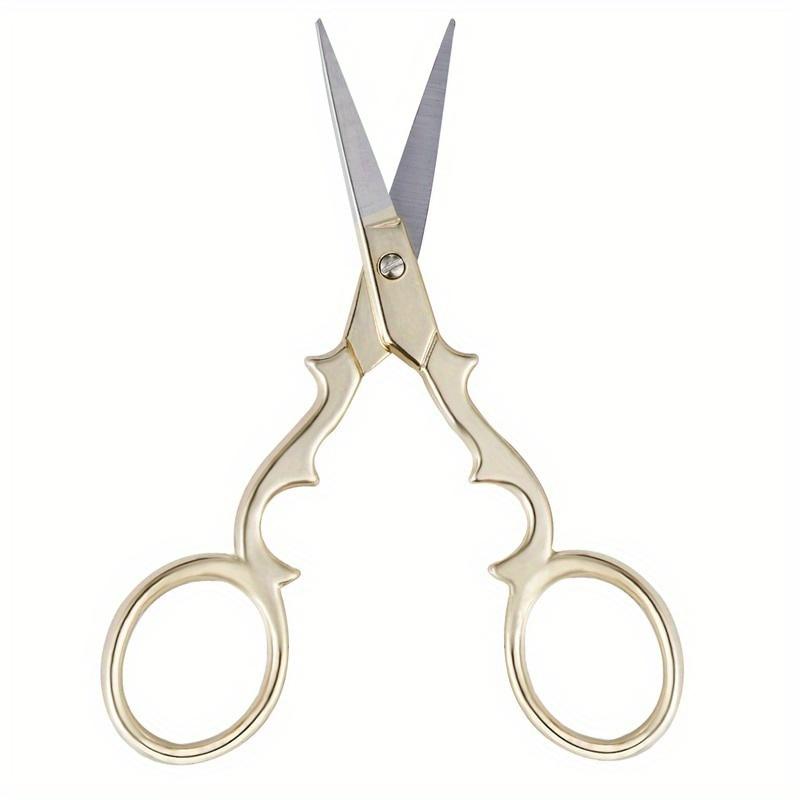 

Вышивка крестом Ретро Классика Винтаж Ножницы Антикварные Изысканные Швейные Вышивальные Ножницы Портновские Ножницы Ручная работа Бытовая Ткань золотой