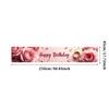 Rose Patterned Celebration Decor Lovely Beautiful Wall Hanging Event Background Graceful Floral Backdrop for Special Occasions