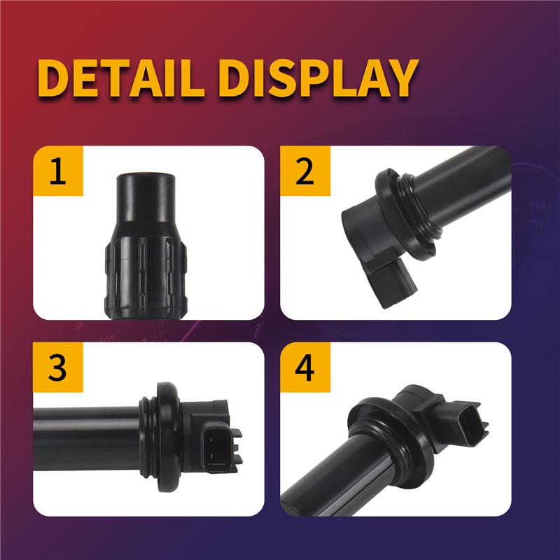 A28G-4PCS Ignition Coil F6T568 For Yamaha YZF R1 2007 2008 4C8-82310-00-00 4C8 82310 00 00 4C8823100000