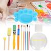 YS8011 Conjunto de Pintura Infantil DIY Grafite Pincel de Belas Artes Paleta Balde Brinquedos de Desenho