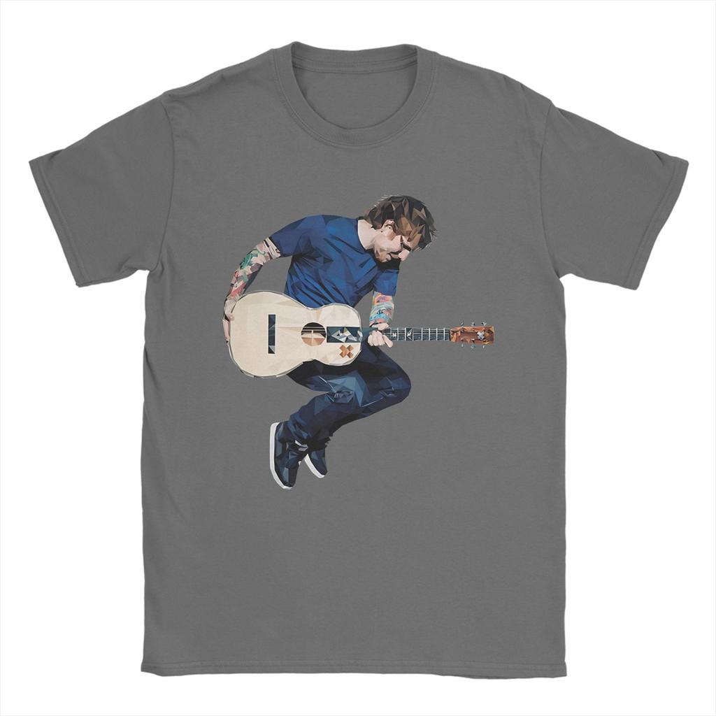Unisex Ed Sheeran T Shirts  Pure Cotton Clothes Unique Short Sleeve Crew Neck Tees Plus Size TShirt