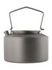 Compact Storage Camping Teapot Ti Kettle Efficient Fuel Use