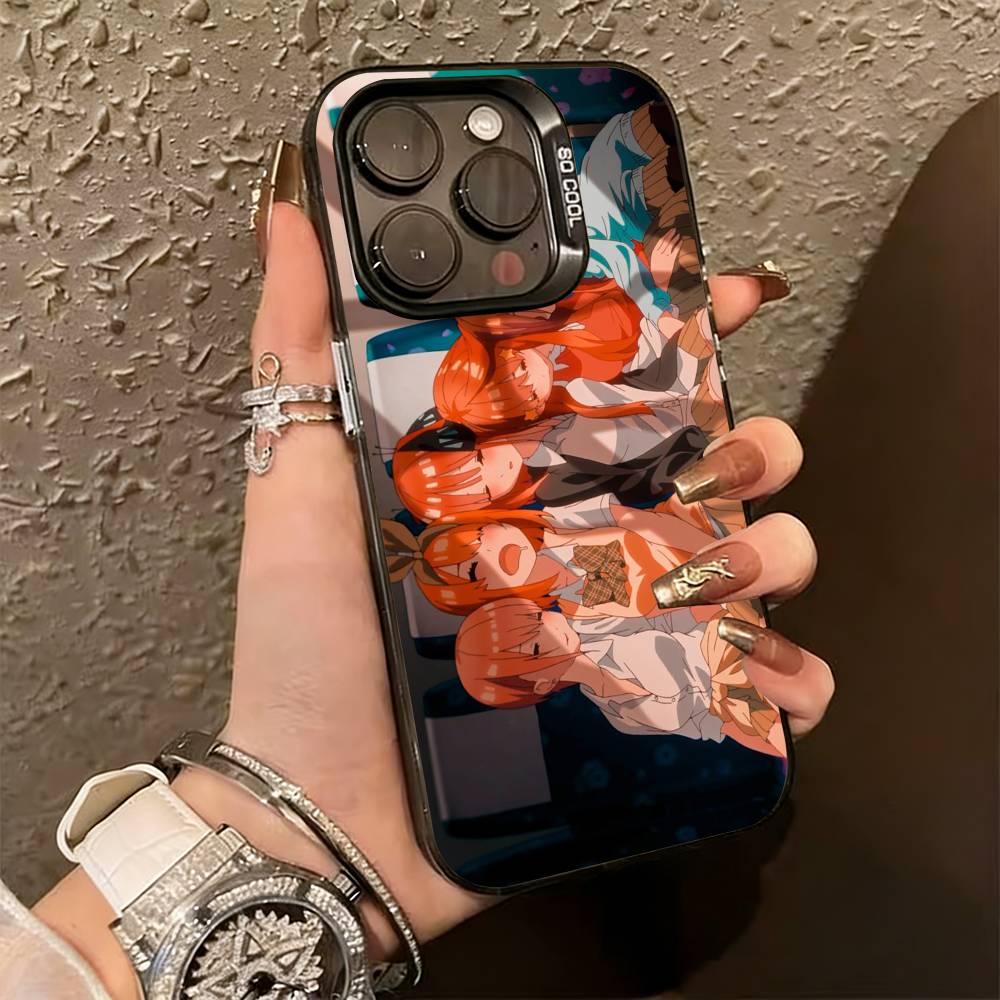 

The Quintessential Quintuplets Miku Nakano Phone Case For iPhone 17,16,15,14,13,12,11Plus,Pro Max,XS,Colorful Silver Black Cover iPhone14ProMax