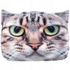 KADAX Pillow Pattern with Cat Print Mascot 30x45 Cm