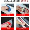 Rear Bumper Protector Rubber Anti-Scratch Trunk Guard Car Door Sill Accessories For KIA Telluride K5 Sportage Sorento 2017