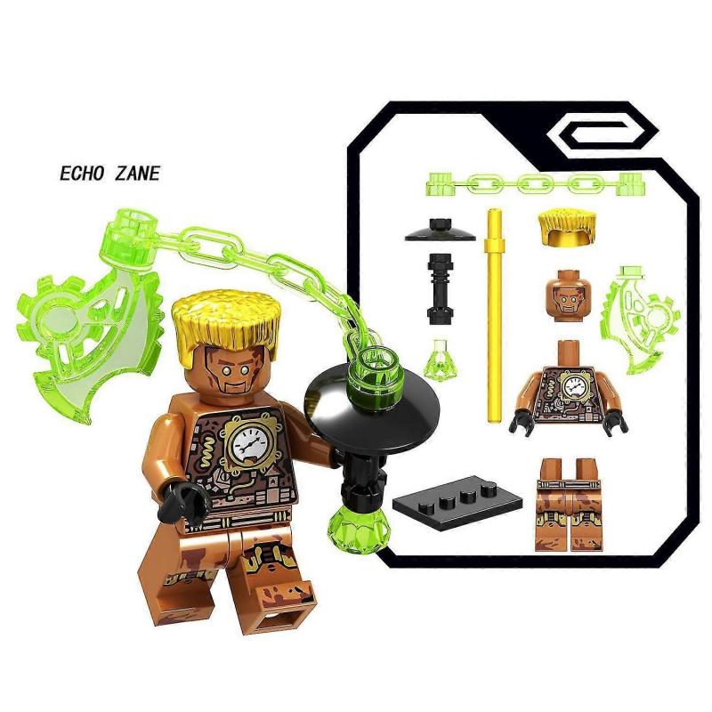 Set Of 18 Pcs Ninjago Mini Figures Kai Jay Sensei Wu Master Building Blocks Toys