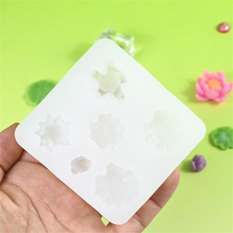 Versatile Lotuses Chocolate and Fondant Molds for Handmade Candy and Cup cake Toppers, Great for Weddings and Birthdays
