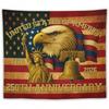 USA 250th Anniversary Tapestry Single Sided 2D Print Soft Polyester Wall Hanging For Patriotic Home Decor Proud Historical Gift