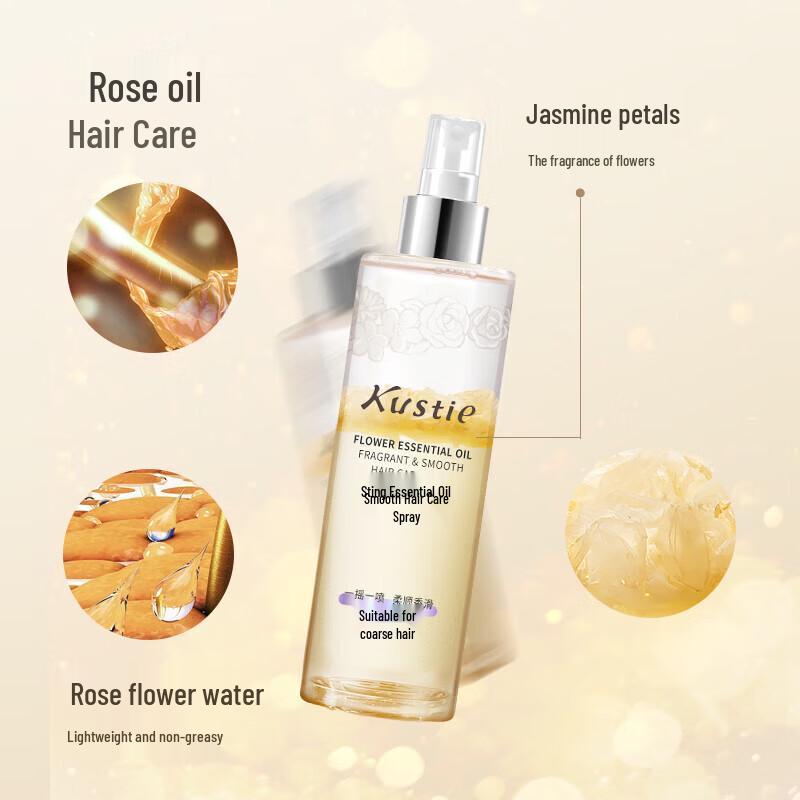 Kustie Fresh Flower Essential Oil Hair Mist