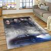 Alfombra Alfombrilla 3D SPN Más Reciente Sobrenatural Dean Sam para Sala de Estar Dormitorio Decoración del Hogar, Alfombrilla Antideslizante Decoración para Sofá Felpudo