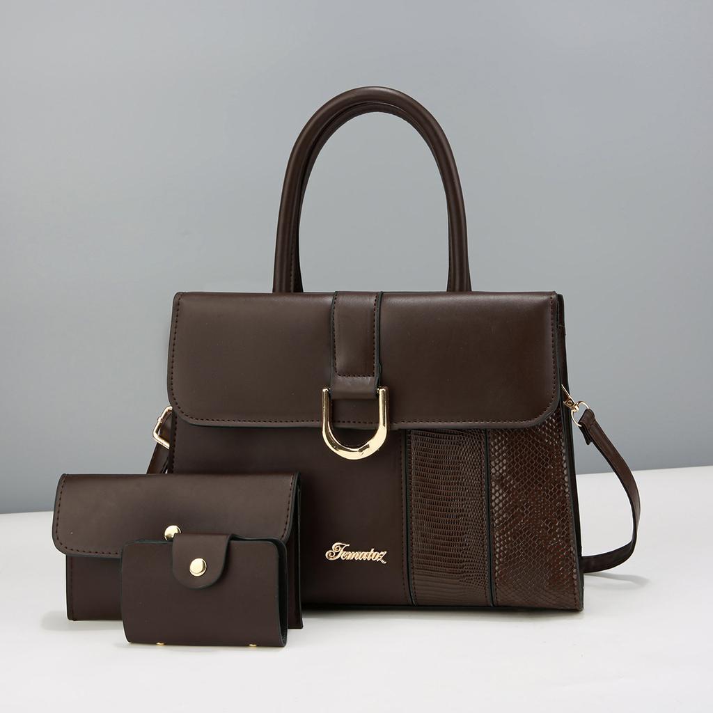 Atmospheric splicing women's bag handbag mother and child bag texture bag shoulder bag women's bag