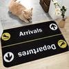 Fun Airport Logo Entrance Mat Creative Entrance Non Slip Wear Resistant Decorative Floor Mat Home Decoration