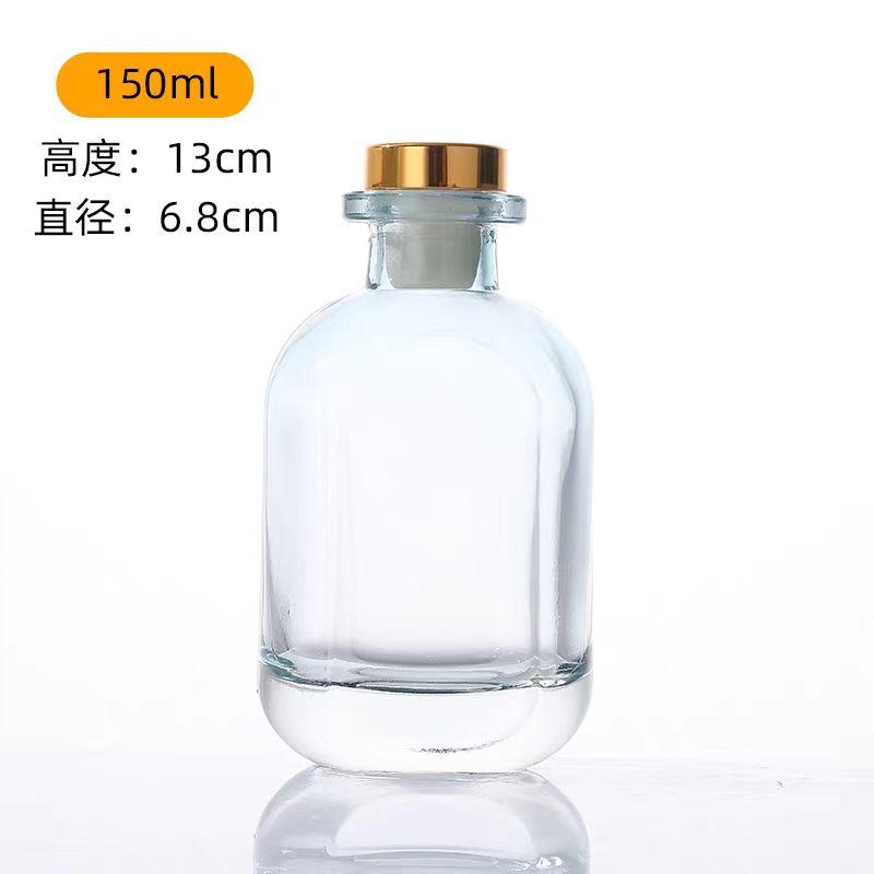 European Multicolor Vase Glass Flower Pot Basket Bottle Decoration Home Nordic Dry Transparent Hydroponic Small Bottle Gift