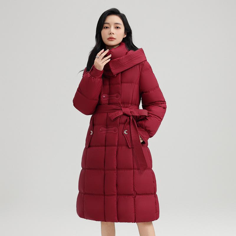Cotton-padded Clothes Are Fashionable and Versatile, Long Belts Are Simple and Atmospheric, and Women's Jackets Are Warm. Cotton-padded Jackets