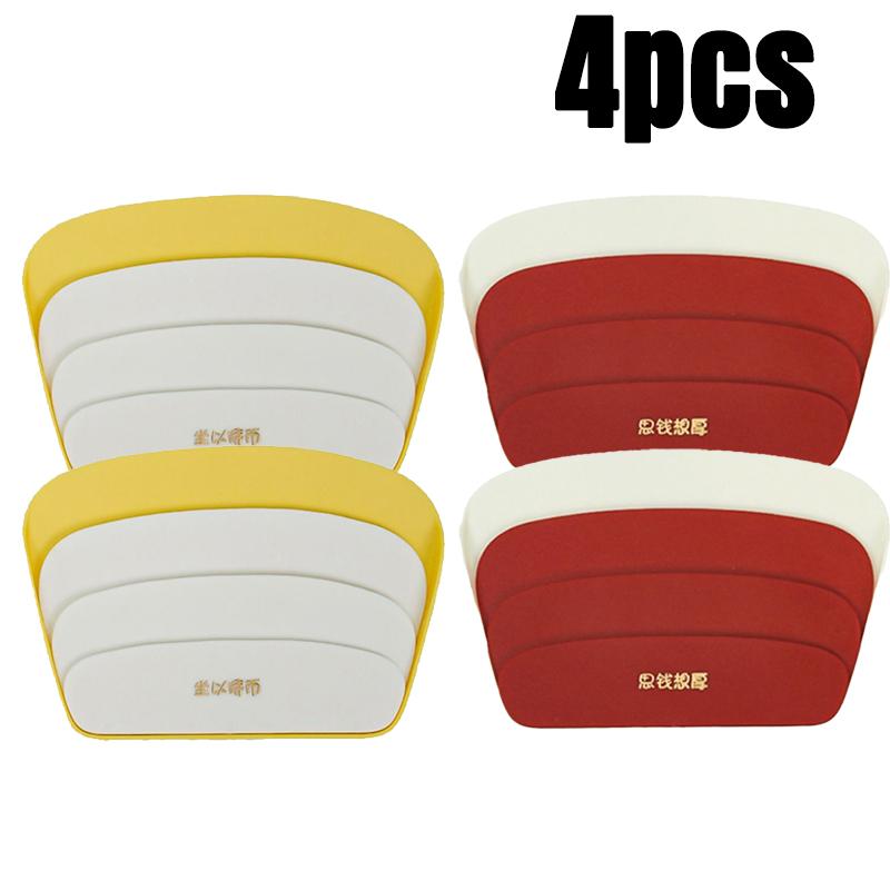 1-4PC Plastic Hands-Free Poker Rack with Foldable Stand Playing Card Organizer 3 Layer Card Display Holder Portable Poker Rack