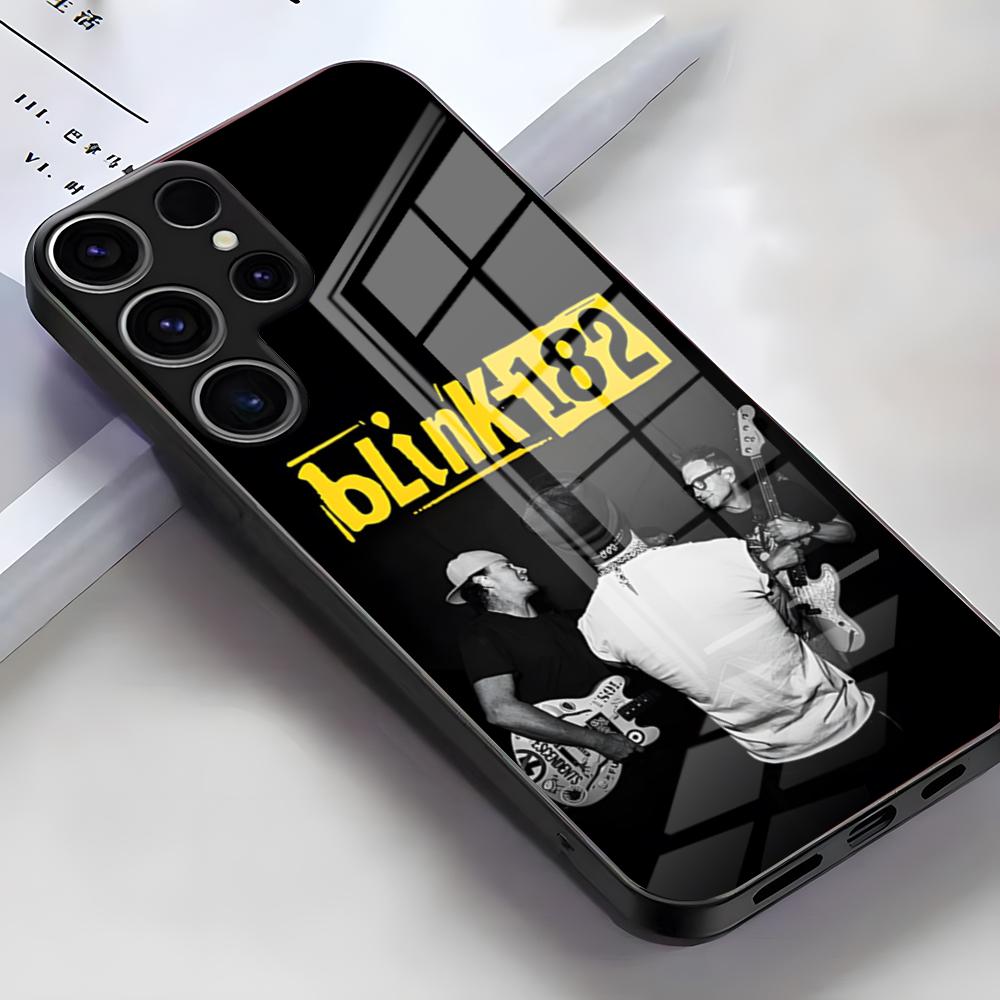

Blink-182band Phone Case For Samsung S26 S25 Edge Ultra S23 S22 S21 S20 Ultra Plus S24 Fe A54 A53 A25 Glass Cover Samsung A25