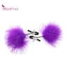 1 Paar mit Sexspielzeug für Erwachsene, exquisites Flirt-Metall-Titten-Clip-Spielzeug, Feder
