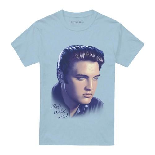 Elvis Presley Unisex Adult Portrait T-Shirt