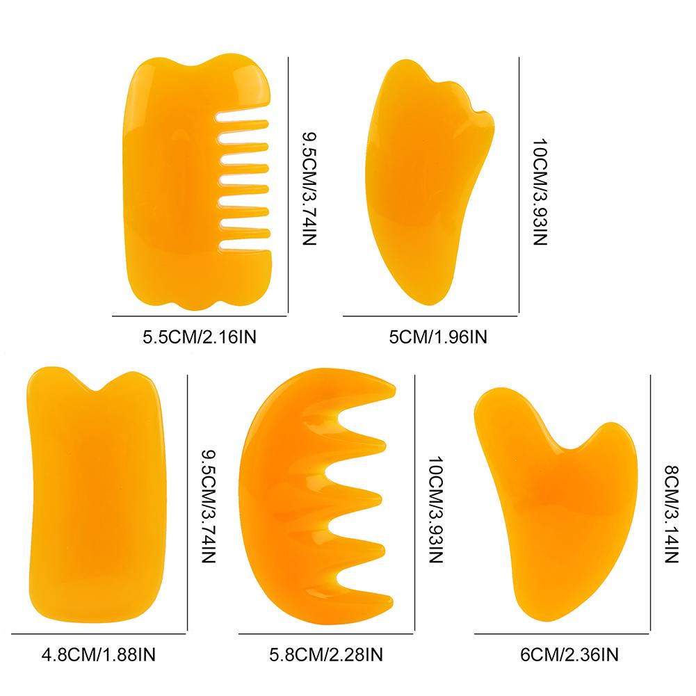 Gua Sha Board Multifunctional Body Massager Board Guasha Scraping Massage Scraper Face Massage Tool for Home SPA