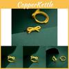 Bow Brass Charming Tie Ring For Women Delicate Fashion Jewelry Idea Gift