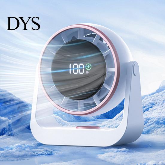 Desktop Airflow Fan for Kitchen Portable Fan, USB Rechargeable Personal Cooling with Adjustable Travel Airflow, Quiet Air Circulator Office Dormitory