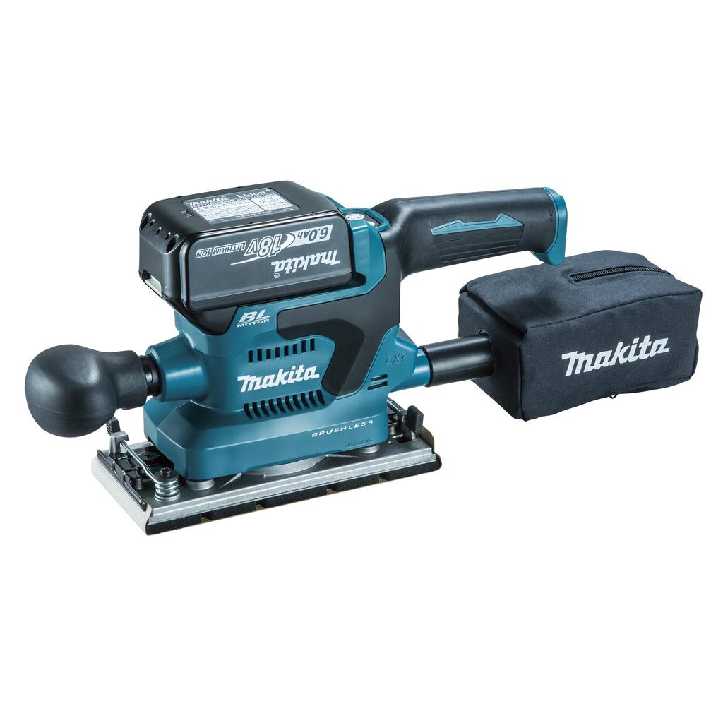 Makita Cordless Belt Sander 18V Battery and Charger Included BO380DRG Blue 6.0Ah