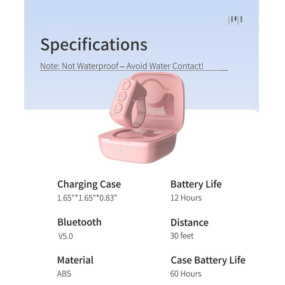 New Bluetooth Scrolling Ring Remote Control Portable Convenient Page Turner Instant Selfie Remote for Shorts and Reels